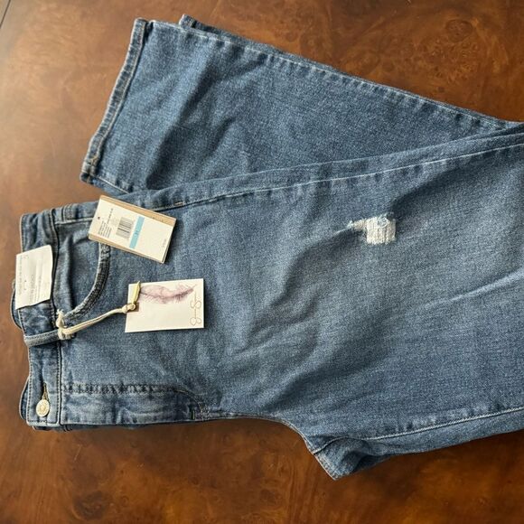 Jessica Simpson Womens Spotlight Denim Straight Leg Jeans Size 31 On the Run - Picture 12 of 14